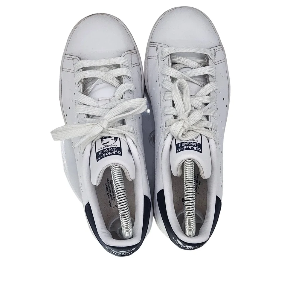 Adidas Mens Size 6 Stan Smith‎ Core White Sneakers